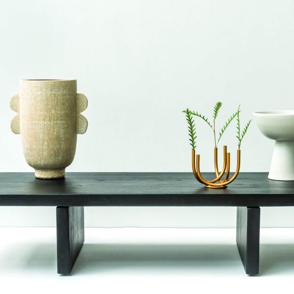 Deko-Vase aus Steingut "Darius" (Natur) von Urban Nature Culture