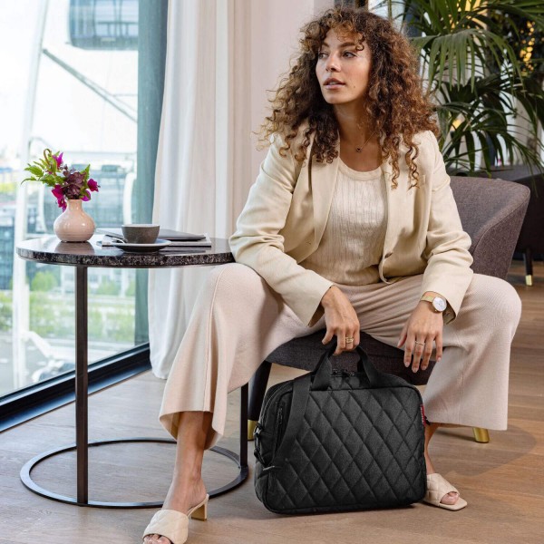 Reisenthel Laptop-Tasche/Notebook Bag "Rhombus Black" (Schwarz)