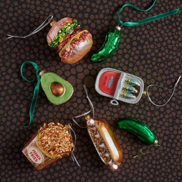 Weihnachtsanhänger "Pommes" (Gold) von Gift Company