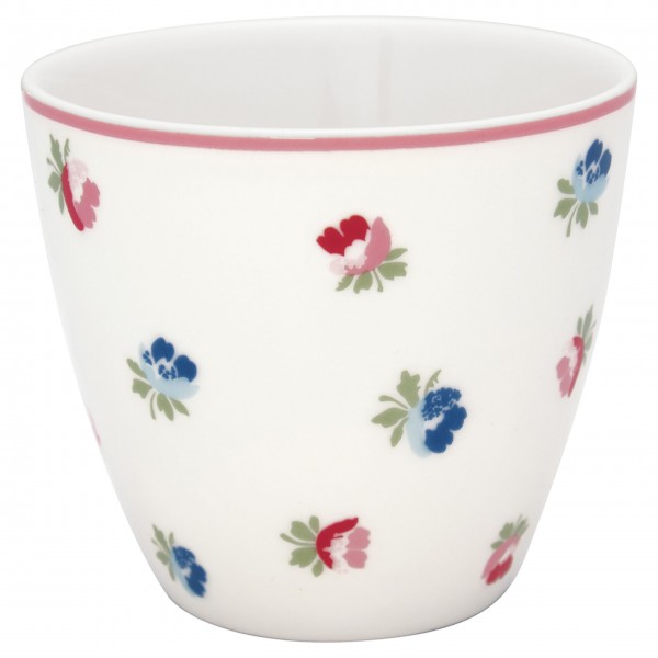 GreenGate Latte Cup "Viola" (White)