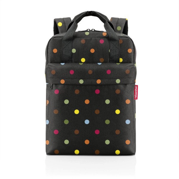 Reisenthel Rucksack/Allday backpack "Dots" - M (Schwarz/Bunt)