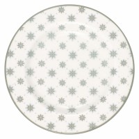 GreenGate Dessertteller "Laurie" - ø 15 cm (Pale Grey)