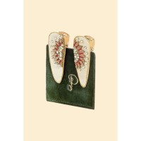Haarklammern im 2er-Set "Jewelled Sunrise" (Beige) von Powder 