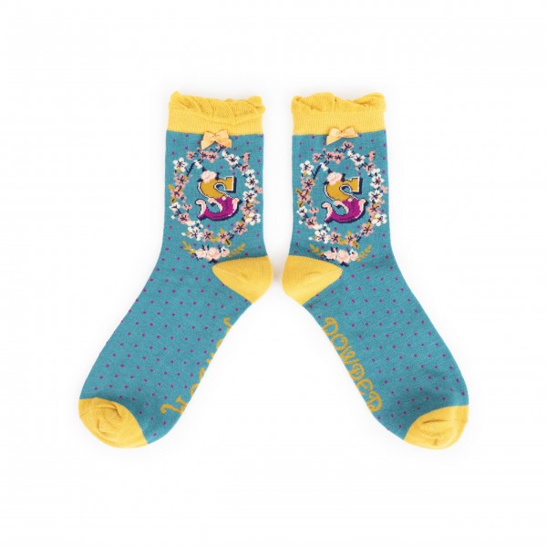 Powder Damen Socken "A-Z" - Buchstabe S