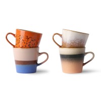 Kaffeetasse im 4er-Set "70s ceramics" von HKliving