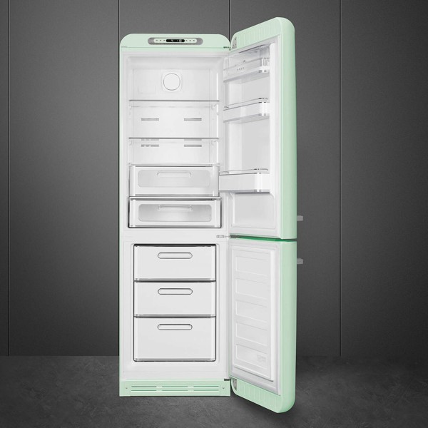 smeg Kühl-/Gefrierkombination "50's Retro Style" FAB32 mit Türanschlag rechts (Pastellgrün)