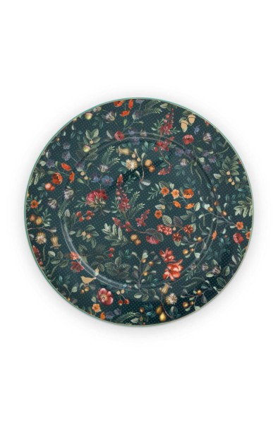 Pip Studio Teller "Winter Wonderland" - ø 32 cm (Blau)