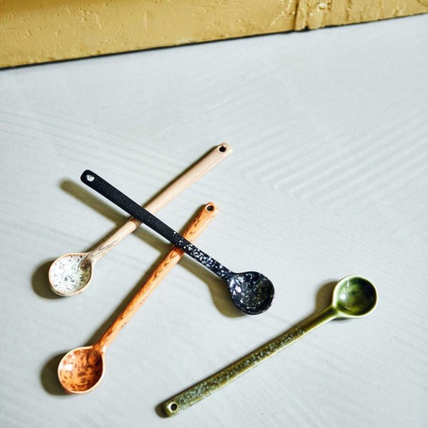 Löffel "70s ceramics" im 4er-Set - L (Eris) von HKliving