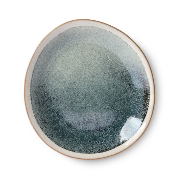 Frühstücksteller im 2er-Set "70s ceramics" (Mist) von HKliving