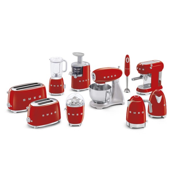 smeg Espresso-Kaffeemaschine "50's Retro Style" (Rot)