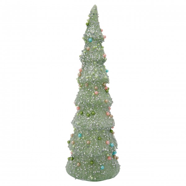 GreenGate "Tannenbaum mit Perlen" (Green) - Groß