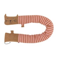 Bettschlange "JUWEL - Katze" - 15x170 cm (Bunt) von David Fussenegger