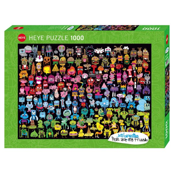 Puzzle "Doodle Rainbow" - 1000 Teile von HEYE