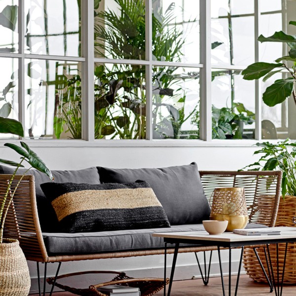 Bloomingville Sofa / Sitzbank "Mundo" (Braun)