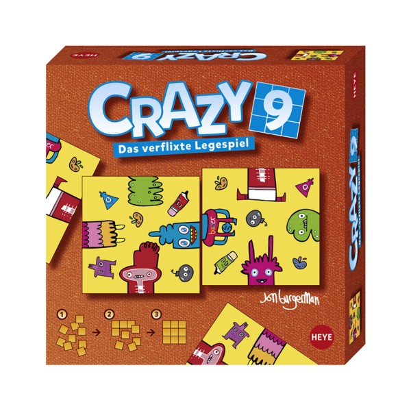 Legespiel "Crazy9 Burgerman Doddles" von HEYE