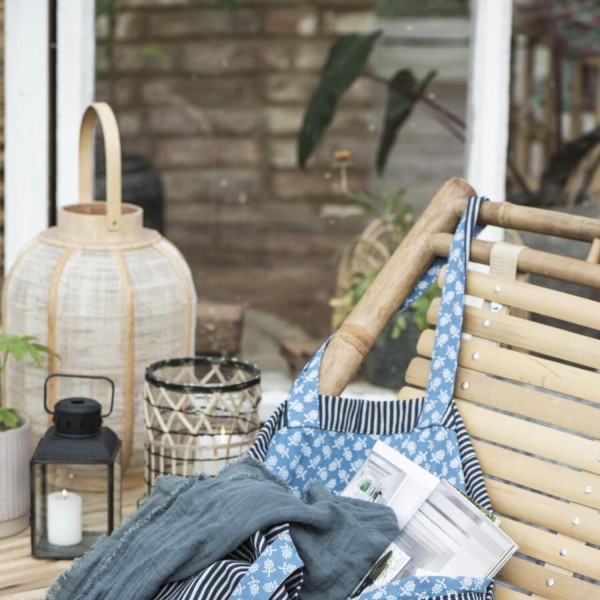 Ib Laursen Plaid - 170x130 cm (Historical Blue)