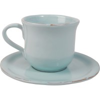 CASAgent "Campagna" Tasse & Untertasse (Aquamarina)