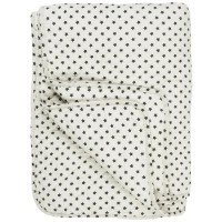 Ib Laursen Quilt - 180x130 cm (Schwarz/Sand)