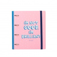 Ringordner "I'm not good. I'm brilliant!" von mr. wonderful*