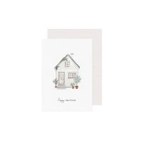 Klappkarte "Haus" (Bunt) von Eulenschnitt