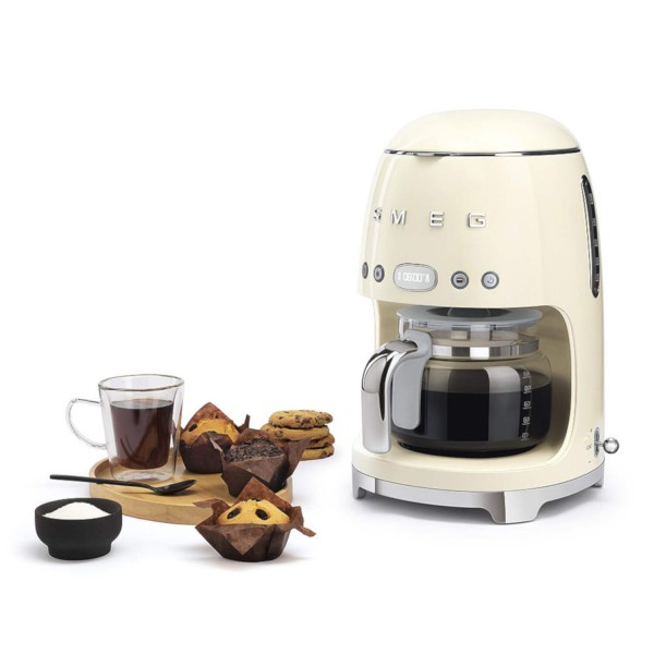 smeg Filter-Kaffeemaschine "50's Retro Style" (Creme)