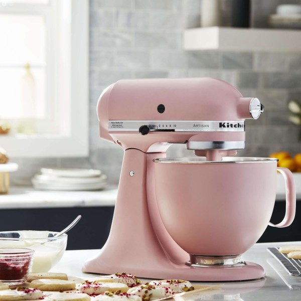 KitchenAid 4,7 l Edelstahlschüssel zu "Artisan" Küchenmaschine (Dried Rose)