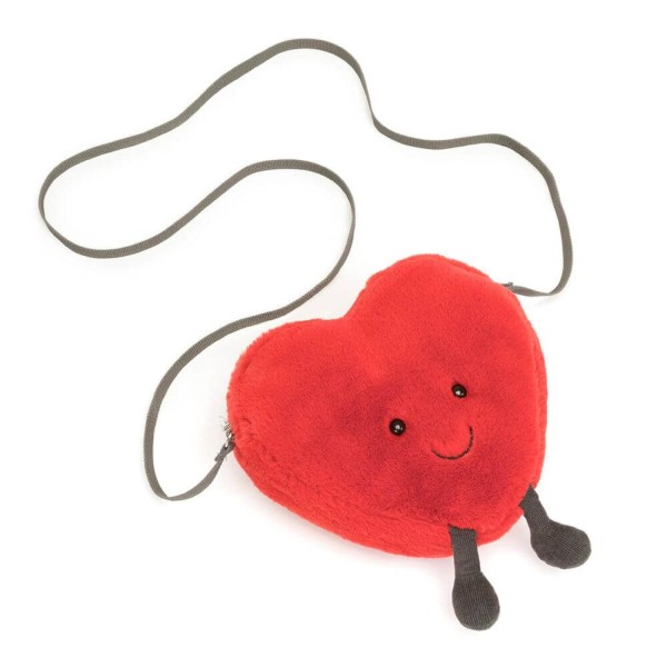 Jellycat Tasche Herz "Amuseable" - 18 cm (Rot) Jellycat Tasche Herz "Amuseable" - 18 cm (Rot)