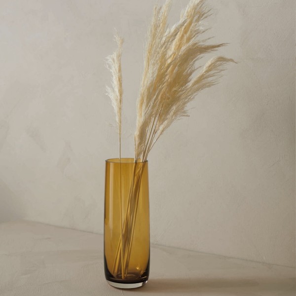 Vase "Amber" - 8 x 22 cm (Braun) von ASA