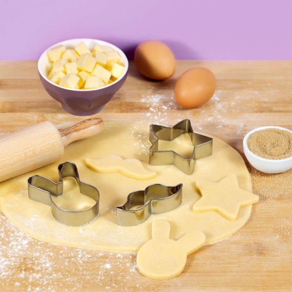 Back-Set für Kinder "Backe, backe Kekse" - 3-tlg. von Chefclub Kids Back-Set für Kinder "Backe, backe Kekse" - 3-tlg. von Chefclub Kids