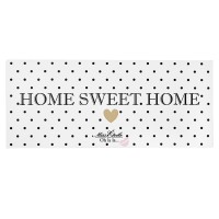 Miss Étoile Metallschild "Home Sweet Home"