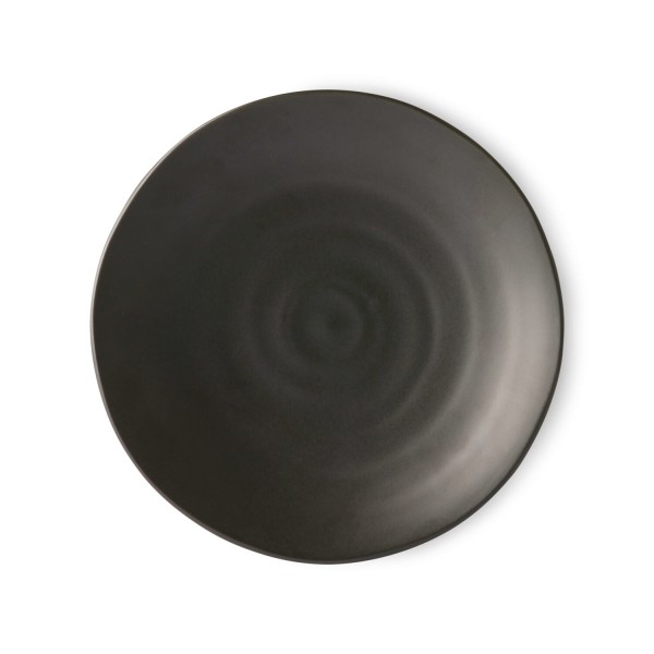 Speiseteller "Kyoto Ceramics" - ø 25,5 cm (Schwarz) von HKliving