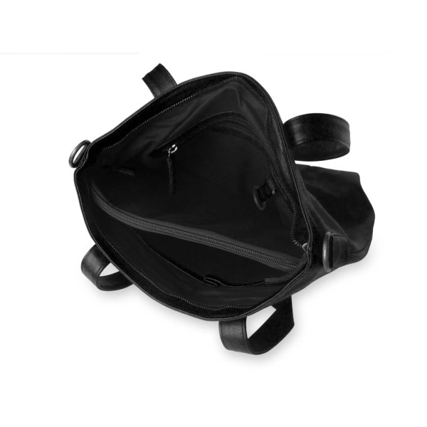 Sticks and Stones Tasche "Ustica Bag" (Black) - Pflanzlich gegerbtes Rindleder