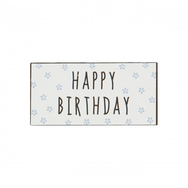 Ib Laursen Magnet "Happy Birthday" (Blau)