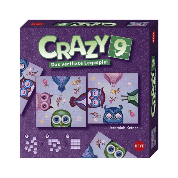 Legespiel "Crazy9 Ketner Owls" von HEYE