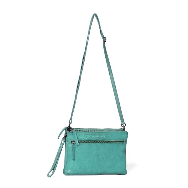 Sticks and Stones Tasche "Valletta" (Aquamarine) - Gewaschenes Rindsleder