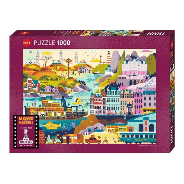 Puzzle "Wes Anderson Films" von HEYE