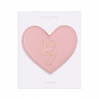 Untersetzer "Hello Lovely" (Rosa) von KATIE LOXTON