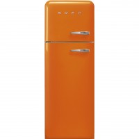 smeg Kühl-/Gefrierkombi "50's Retro Style" FAB30 (Orange) Tür links