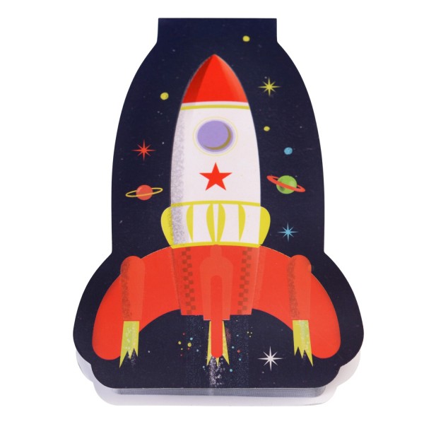 Selbstklebende Notizzettel "Space Rocket" von Rex LONDON