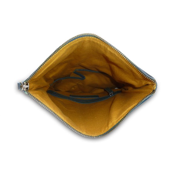 Sticks and Stones Tasche "Strasbourg" (Aqua) - Gewaschenes Rindsleder