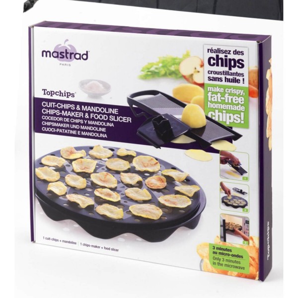 Chipsmaker mit Mandoline (Schwarz) von Mastrad