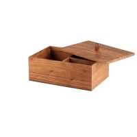 Box "Bento" aus Akazienholz - 28x18 cm (Natur)