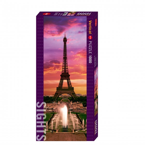 Puzzle "Night in Paris, Sights" von HEYE