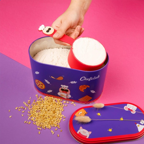 Mehldose für 1,5 kg (Lila) von Chefclub Kids