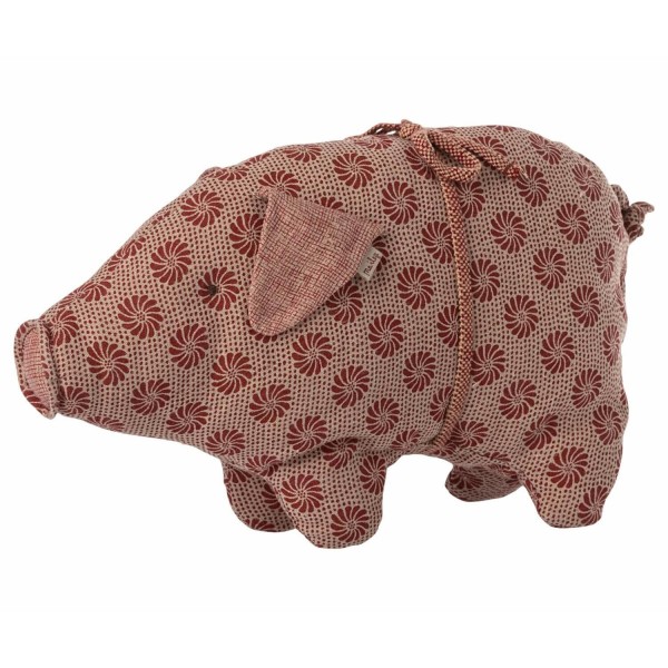 Maileg Deko-Schwein - Klein (Rot)