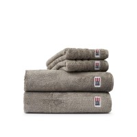 Handtuch "Icons Original" - 70x130 cm (Grau/Olive) von Lexington