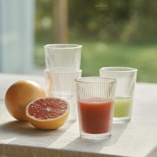 Stelton Trinkgläser "Pilastro" - 6er-Set (Transparent)