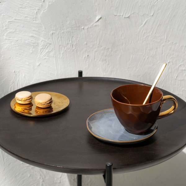 Frühstücksteller "Good Morning" - ø21,5cm (Gold) von Urban Nature Culture