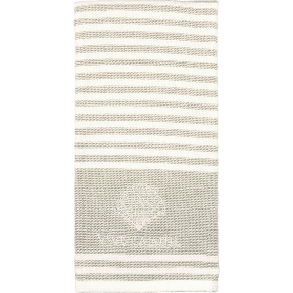 GreenGate Baumwoll-Handtuch "Vive la mer" - 40x70 cm (Sand)