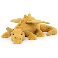 Jellycat Kuscheltier "Drache" - Medium (Gold)